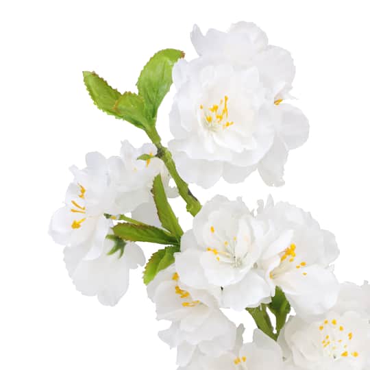 41" White Cherry Blossom Stem by Ashland®